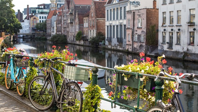 Lente in de stag gent