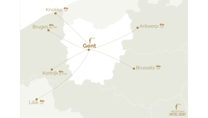 Map of belgium