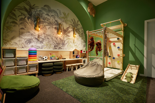 Kinderspeelhoek bij Hotel Gent