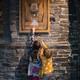 Children visit the Gravensteen in Ghent