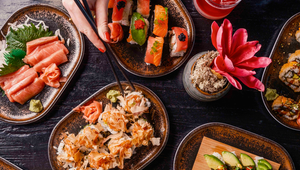 Sushi sharing Mr. Sato